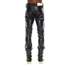 Load image into Gallery viewer, MERO SLIM FIT JEAN IN FAUX LEATHER
