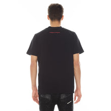Load image into Gallery viewer, TRIANGLE LOGO TEE IN BLACK &amp; RED
