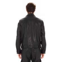 Load image into Gallery viewer, MK FAUX LEATHER JACKET IN BLACK
