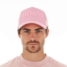 Load image into Gallery viewer, HVMAN MESH TRUCKER CAP IN CORAL
