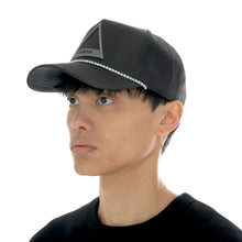 Load image into Gallery viewer, SATIN LOGO CAP IN BLACK
