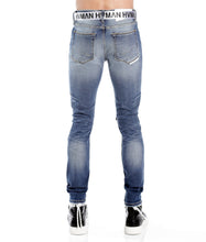 Load image into Gallery viewer, STRAT SUPER SKINNY FIT JEAN w/WHITE BELT IN BALTIC
