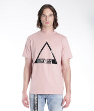 Load image into Gallery viewer, TRIANGLE LOGO TEE IN DUSTY PINK
