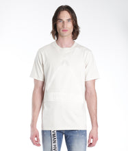 Load image into Gallery viewer, NOVELTY TEE OVERSIZED TRIANGLE EMBROIDERY IN CREAM

