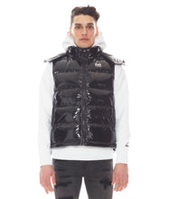 Load image into Gallery viewer, HVMAN PUFFER VEST IN BLACK
