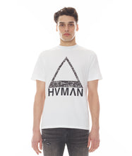 Load image into Gallery viewer, NOVELTY TEE EYES TRIANGLE IN WHITE
