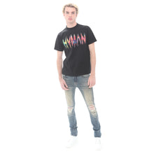 Load image into Gallery viewer, NOVELTY TEE &quot;FREQUENCY&quot; IN BLACK
