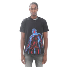 Load image into Gallery viewer, NOVELTY TEE &quot;VEINS&quot; IN BLACK

