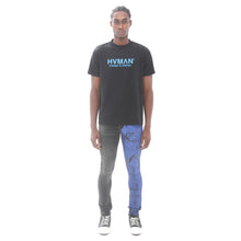Load image into Gallery viewer, HVMAN BASIC LOGO TEE IN BLACK
